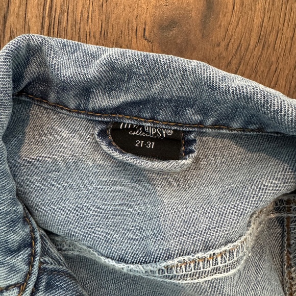 Little Bipsy denim jacket 2t-3t - Picture 3 of 3